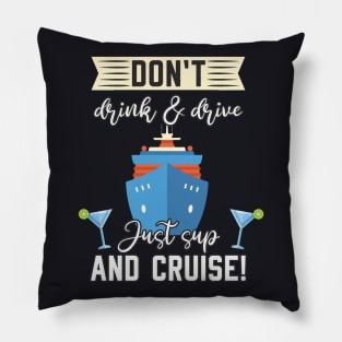 Sup and Cruise Ship cruise liner Pillow