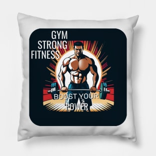 Gym strong fitness Pillow