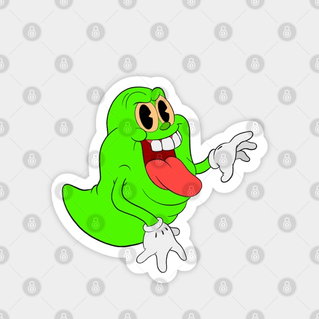 Slimy Buster (transparent) Magnet by Kevcraven