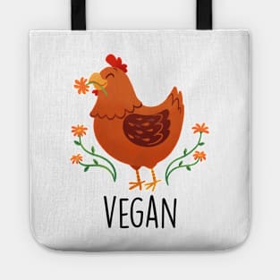 Peaceful Vegan Chicken Tote