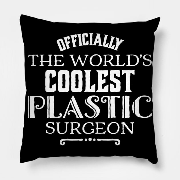 World's Coolest Plastic Surgeon Pillow by BuddyandPrecious