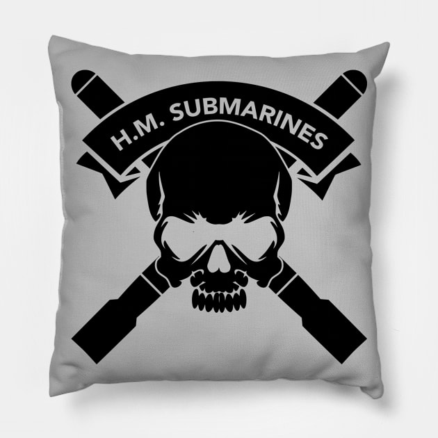 H.M. Submarines Pillow by TCP