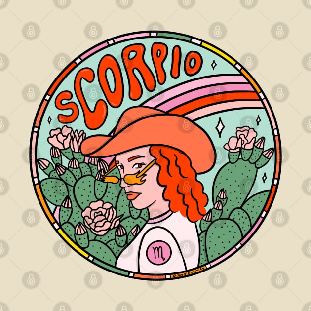 Scorpio Cowgirl by Doodle by Meg