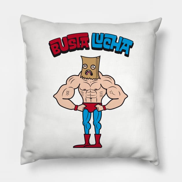 Busta Lucha Pillow by Up_Design