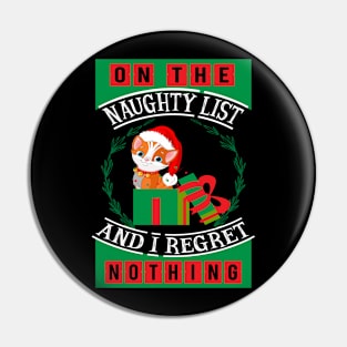 On the naughty list... Pin