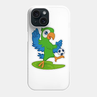 Parrot Soccer player Soccer Phone Case