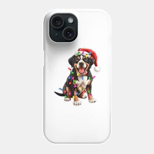 Christmas Dog Greater Swiss Mountain Phone Case