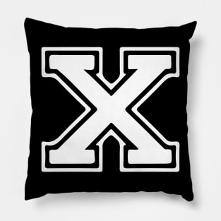 Letter X Pillow