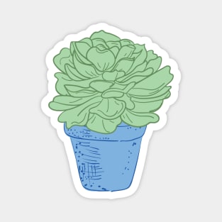 Cactus Doodle Magnet