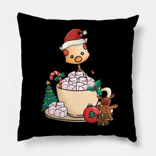 Cute and Lovely Animals with Christmas Vibes Pillow