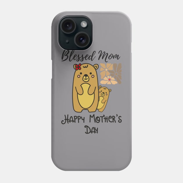 Blessed Mom Phone Case by MegablastTeeShop