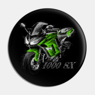 1000 SX Scribble Art Pin