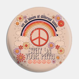 70s style hippie quote Pin