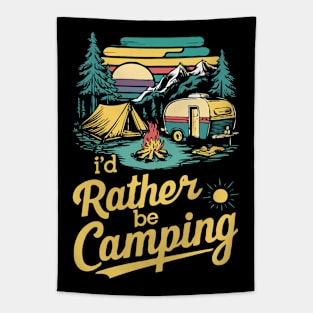 I'd Rather Be Camping, Camp Lover Tapestry