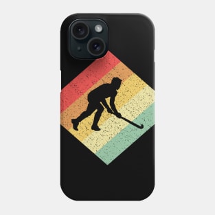 Retro Vintage 80s Hockey Gift For Hockey Players Phone Case