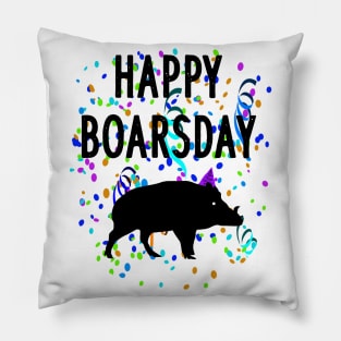 Happy boar day forest grandpa traditional costumes design Pillow