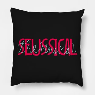 Seussical the musical Broadway suessical cursive Pillow