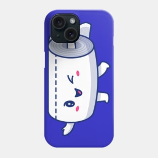 Cute Toilet Tissue Paper Roll Cartoon Phone Case