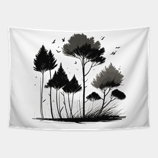 Ethereal Forest Tapestry