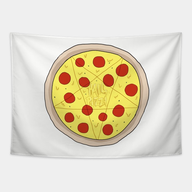 hail pizza Tapestry by lebaenese