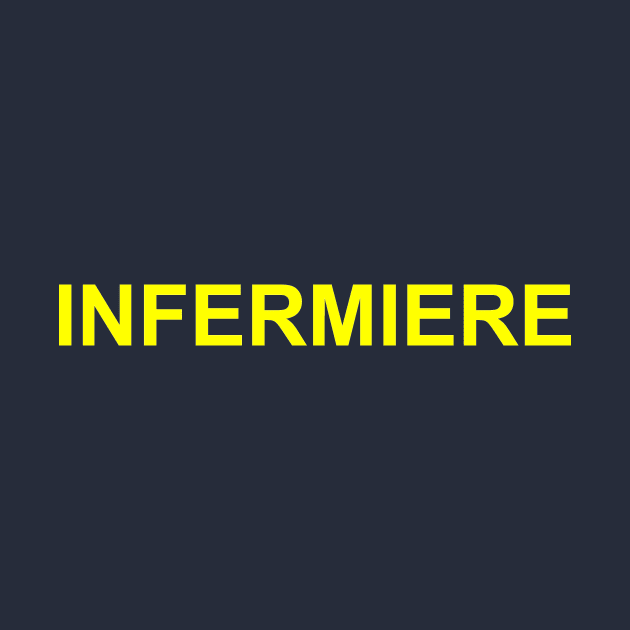 Infermiere | Nurse | T-shirt for Nursing Staff | Print on back by Betta's Collections