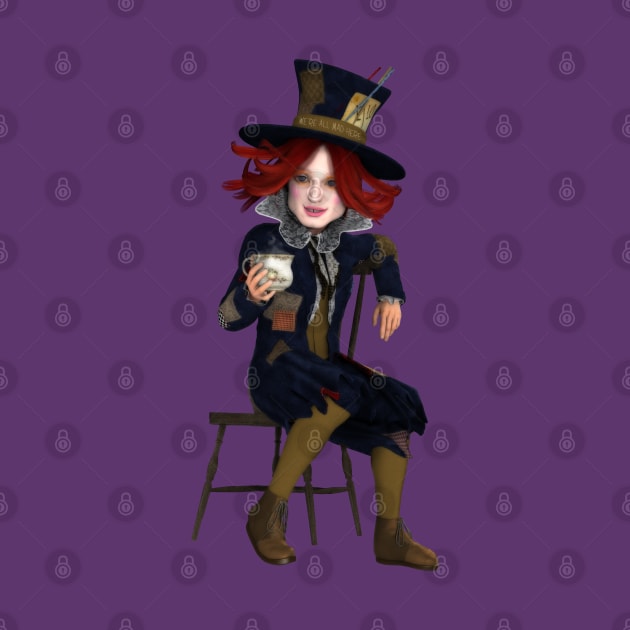 Wonderland Mad Hatter Portrait by 2HivelysArt