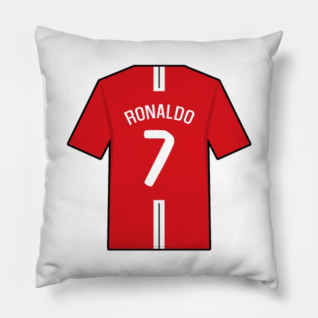 Ronaldo 2007/08 Jersey Pillow by Footscore