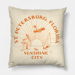 1925 St. Petersburg Florida Pillow