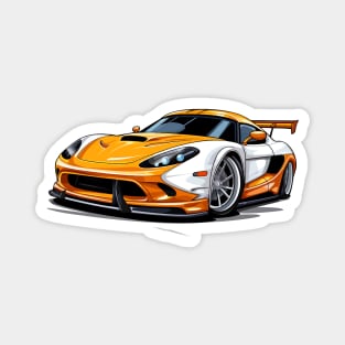 Sports Car Illustration Magnet