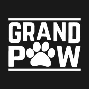 Grand PAW Grand Pa Grandfather Dog Owner T-Shirt