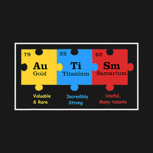 Autism Chemical Elements Awareness T-Shirt