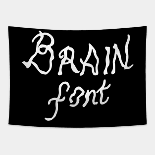 brain font Tapestry