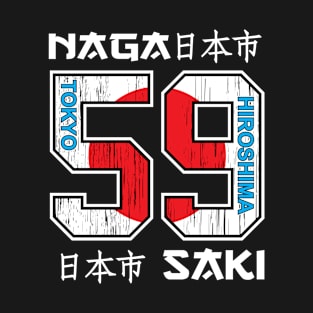 Naga Saki Design T-Shirt