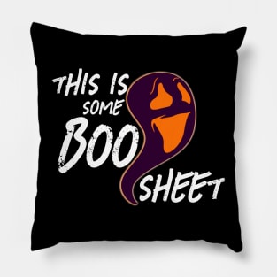 This Is Some Boo Sheet, Funny Halloween Party,Happy Halloween Day,Funny Spooky Vibes, Funny Pumpkin Gift Pillow