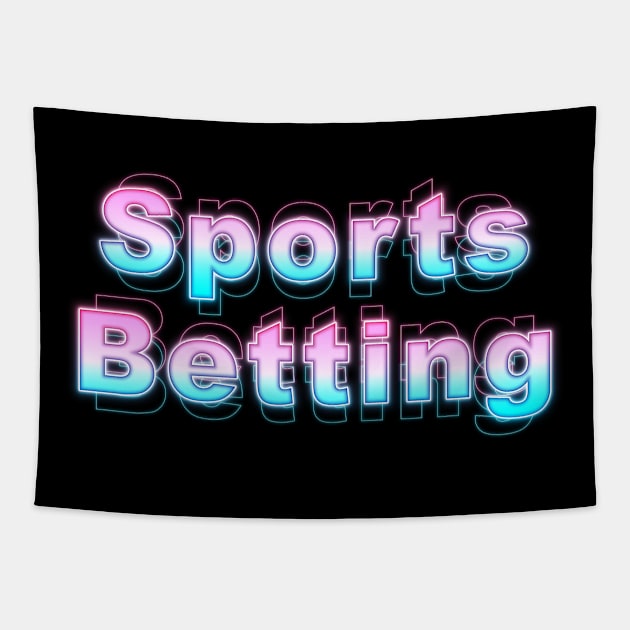 Sports Betting Tapestry by Sanzida Design