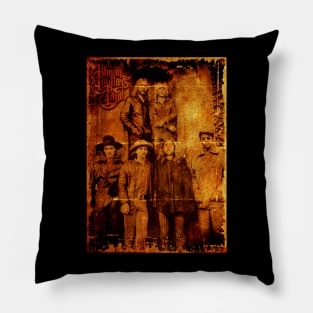 Portrait of Allman Brothers band Pillow