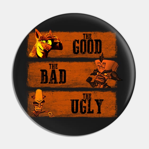 The Good, The Bad and The Ugly Pin by Scakko