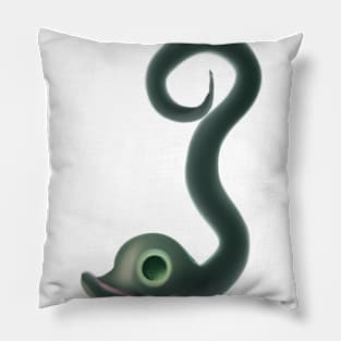 Cute Eel Drawing Pillow