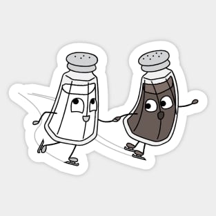 Cute Salt, Pepper, and Paprika Family Sticker for Sale by