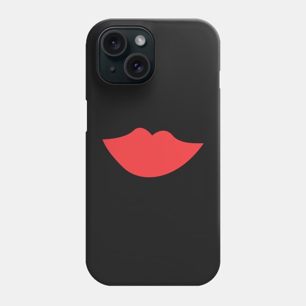Red hot lips Phone Case by juliechicago