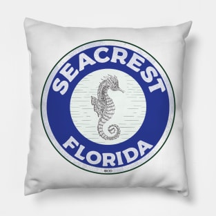 Seacrest Florida Crab 30A 30 A Emerald Coast Walton County Pillow