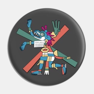 Xolotl The Underworld Dog God of the Aztecs Pin