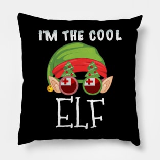 Christmas  I'm The Cool Togan Elf - Gift for Togan From Tonga Pillow