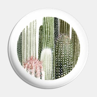 Circular Cacti Pin