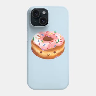 Happy Strawberry Frosted Donut Phone Case