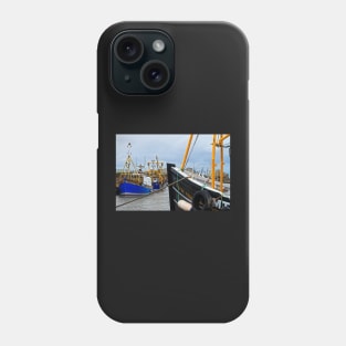 Maryport Harbour Fishing Boats Phone Case