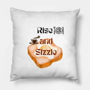 tshirt breakfast Pillow