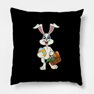 Funny Easter Shirt I Bunny Rabbit Egg Pillow