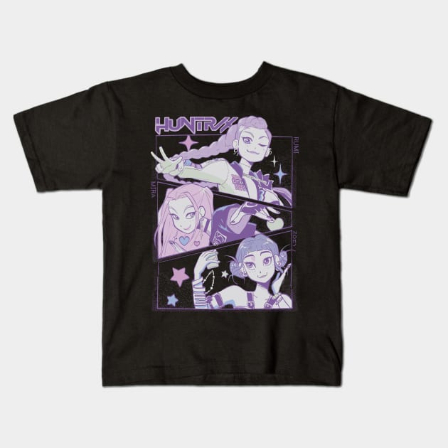 KPop Demon Hunters Huntrix Shirt Rumi Mira Zoey Huntrix Billboard Charts