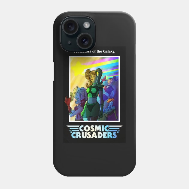 Cosmic Crusaders (Space Girls Poster) Phone Case by RAWRstad